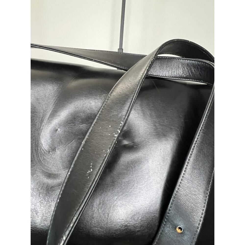 Vintage Celine Horsebit Sulky Black Leather Shoulder Bag Authenticated - Picture 15 of 15